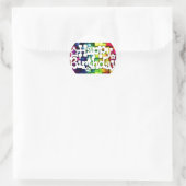 Sticker Rond Heureux Anniversaire - Happy Birthday (Sac)