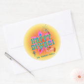 Sticker Rond Heureux Diwali (Enveloppe)