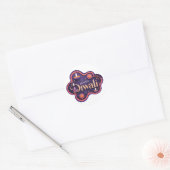 Sticker Rond Heureux Diwali (Enveloppe)