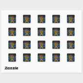 STICKER ROND HEUREUX HANOUKKA (Feuille)