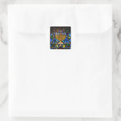 STICKER ROND HEUREUX HANOUKKA (Sac)