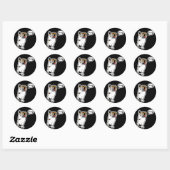 Sticker Rond Hey Bulldog (Feuille)