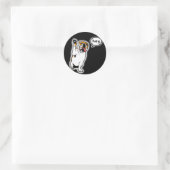 Sticker Rond Hey Bulldog (Sac)
