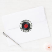 Sticker Rond HI-FIDELITY Spin, Scratch and Amplify (Enveloppe)