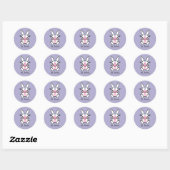 Sticker Rond Hi Loser (Feuille)