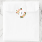 Sticker Rond Hi rose Roses Floral (Sac)