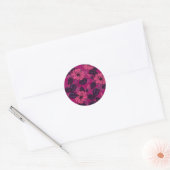Sticker Rond Hibiscus (Enveloppe)