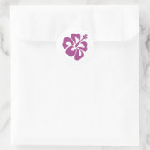 Sticker Rond Hibiscus (Sac)