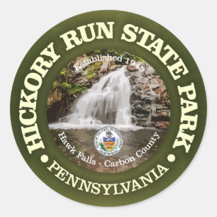 Sticker Rond Hickory Run SP