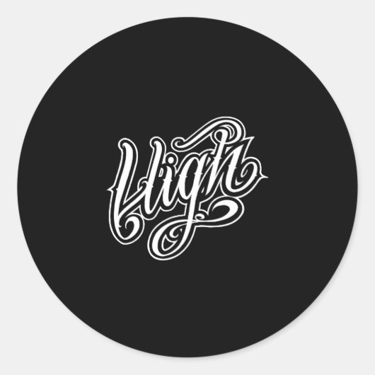 Sticker Rond High - (Devant)