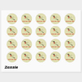 Sticker Rond Highland Park (Feuille)