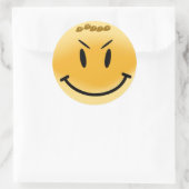 Sticker Rond highres_smiley_str, SMILE (Sac)