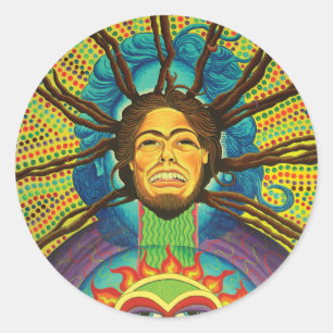 Sticker Rond Highrie Heart