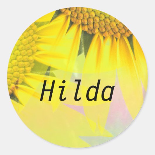 Sticker Rond Hilda (Devant)