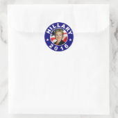 Sticker Rond Hillary 2016 (Sac)