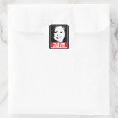 Sticker Rond HILLARY CLINTON 2016 INK ART.png (Sac)