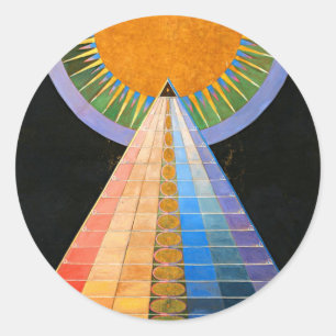 Sticker Rond Hilma Af Klint