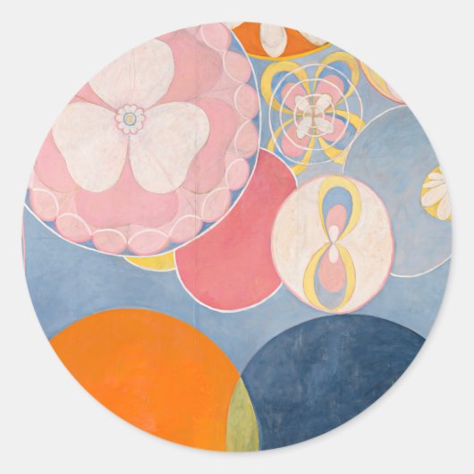 Sticker Rond Hilma af Klint Les Dix Plus Grands (Devant)