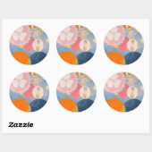 Sticker Rond Hilma af Klint Les Dix Plus Grands (Feuille)