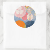 Sticker Rond Hilma af Klint Les Dix Plus Grands (Sac)