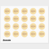 Sticker Rond Himalaya (Feuille)