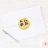 Sticker Rond Hina Ningyo (Enveloppe)