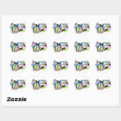 Sticker Rond Hip et pois SuperCE SORT (Feuille)