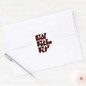 STICKER ROND HIP HOP (Enveloppe)
