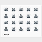 Sticker Rond Hip hop (Feuille)