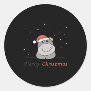 Sticker Rond Hip Noël Joyeux Noël Hips Premium