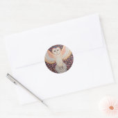 Sticker Rond Hippopotame (Enveloppe)