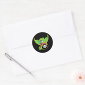 Sticker Rond Hirondelle verte (Enveloppe)