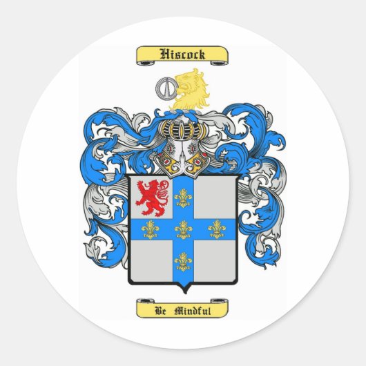 Sticker Rond Hiscock (Devant)