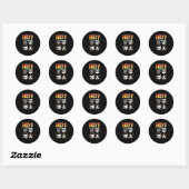 Sticker Rond Hiss Ca Hiss Chat Hiss Chat (Feuille)