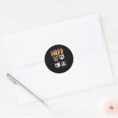 Sticker Rond Hiss Ca Hiss Chat Hiss Chat (Enveloppe)
