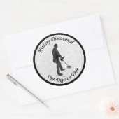 Sticker Rond Histoire Découverte YouTube canal thème autocollan (Enveloppe)