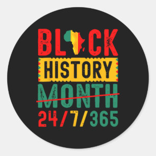 Sticker Rond Histoire des Noirs T Chemises Histoire des Noirs M