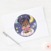 Sticker Rond Histoire nocturne (Enveloppe)
