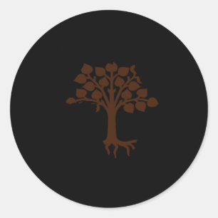Sticker Rond Histoire noire