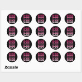 Sticker Rond Histoire noire2 (Feuille)