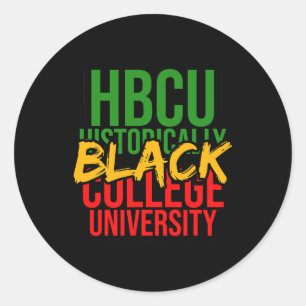 Sticker Rond Histoire Noire Influent Hbcu Dream Comme Martin I