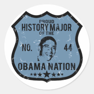 Sticker Rond Histoire Première nation d'Obama