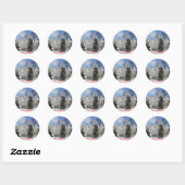 Sticker Rond Hiver - Les trois ténors (Feuille)