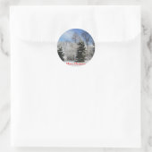 Sticker Rond Hiver - Les trois ténors (Sac)