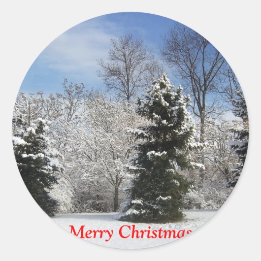 Sticker Rond Hiver - Les trois ténors (Devant)