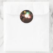 Sticker Rond Hiver lumineux (Sac)
