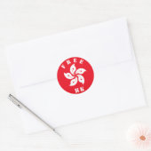 Sticker Rond HK gratuit (Enveloppe)