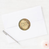 Sticker Rond Hobbiton Haven Mariage (Enveloppe)