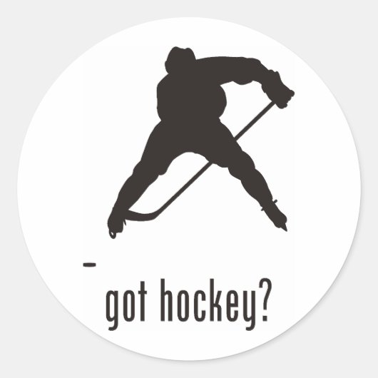 Sticker Rond Hockey (Devant)