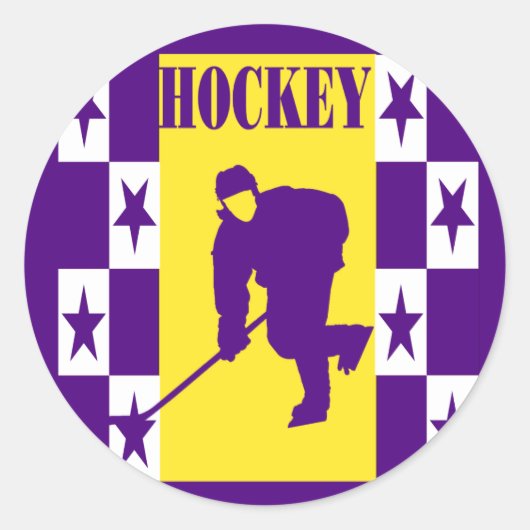 Sticker Rond Hockey (Devant)